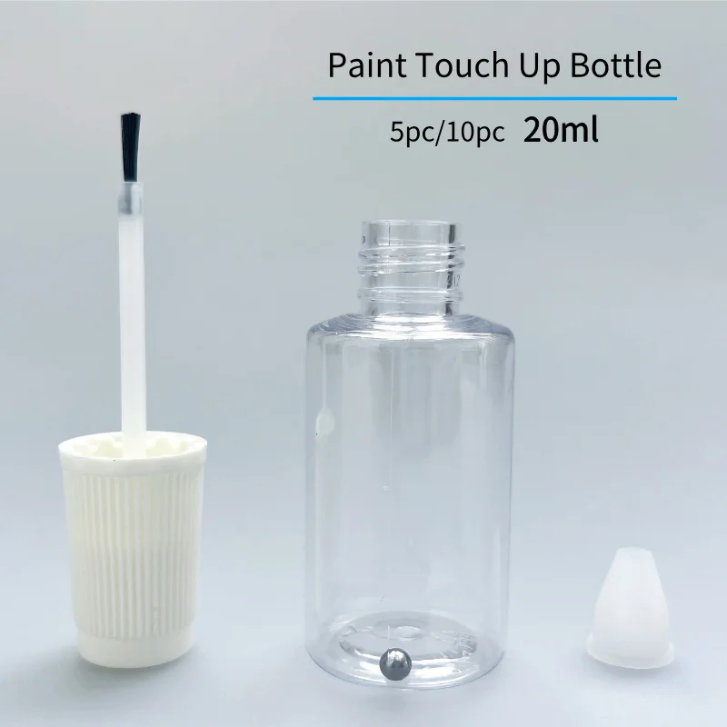 20ml Plastic Paint Mixing Bottle Touch-Up Bottle Paint Storage Bottle Pigment Bottle Nail Polish Bottles DIY Crafts Containers