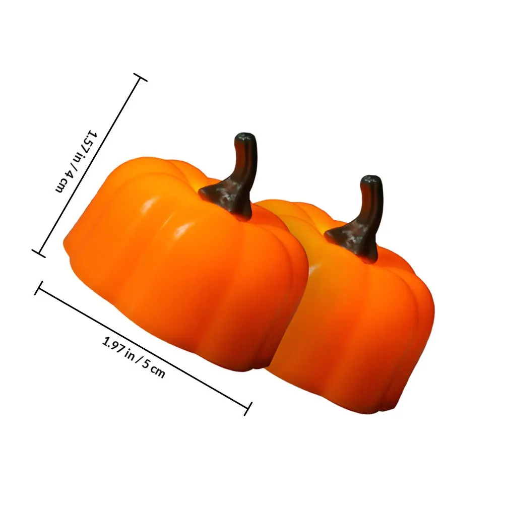 24Pcs Halloween Pumpkin Lamps Electronic Flameless Lights Safe for Party Home Festival Decoration Pumpkin Lamp