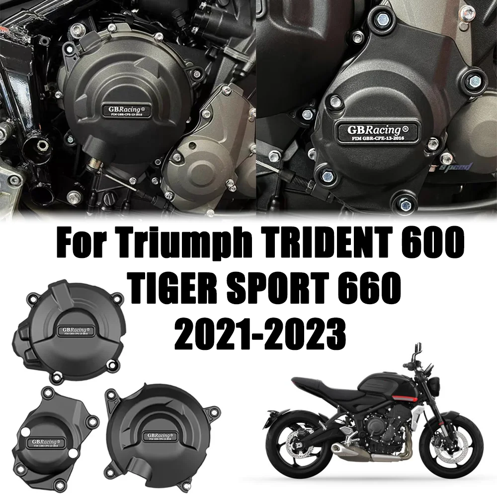 

Motorcycles Engine Cover Protector For Triumph TRIDENT 600 TIGER SPORT 660 2021-2023 For Protection Set Case Accessori