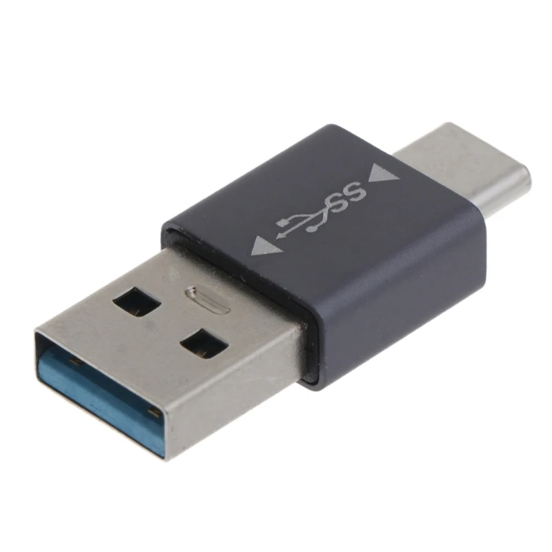 Adaptateur convertisseur USB3.0 mâle vers Type C mâle, adaptateur conversion 10Gbps pour le bureau