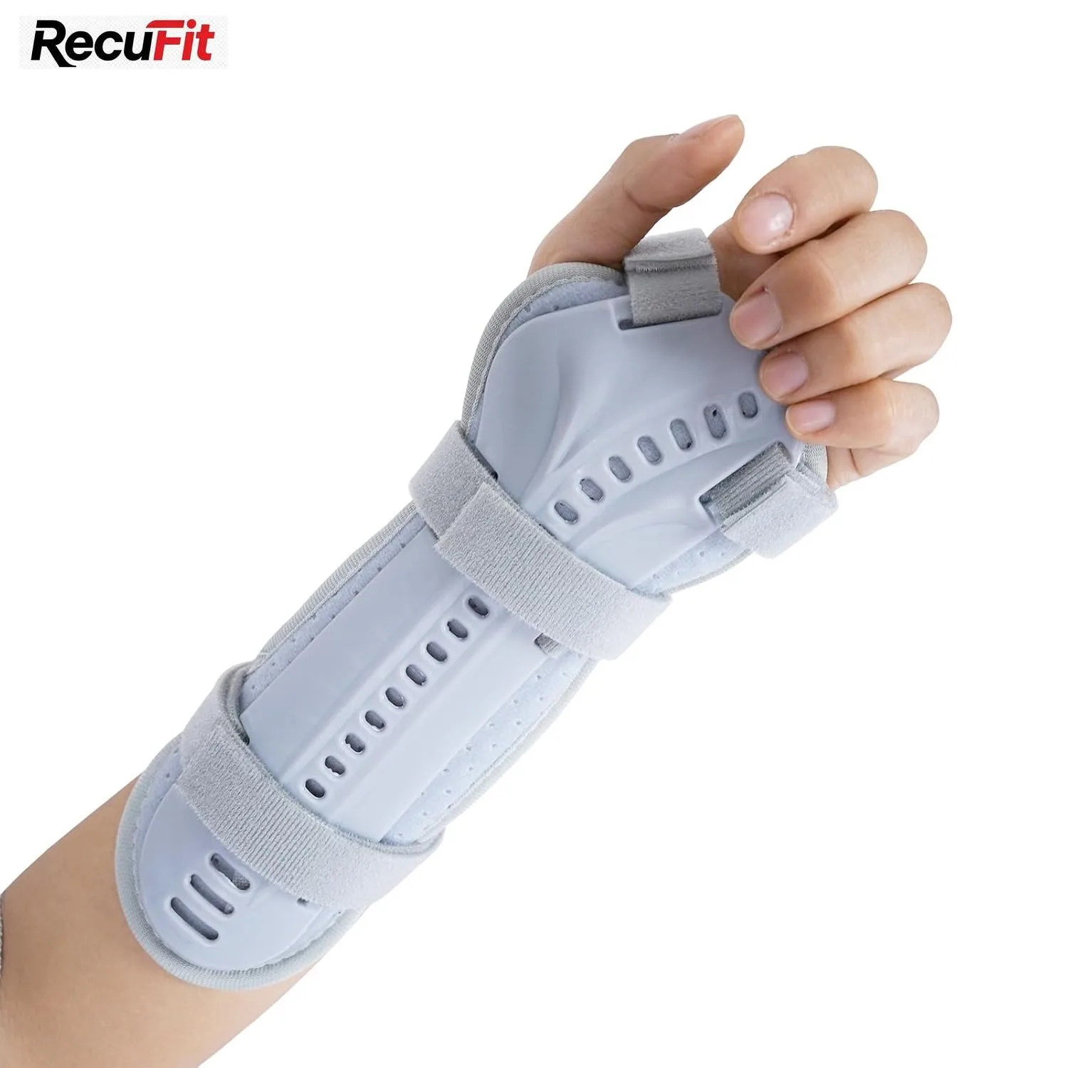 1Pcs Wrist Fracture Splint,Wrist Brace,for Fractures,Sprains,Pain and Swelling,Arthritis,Tendonitis,Removable Splints for Adult