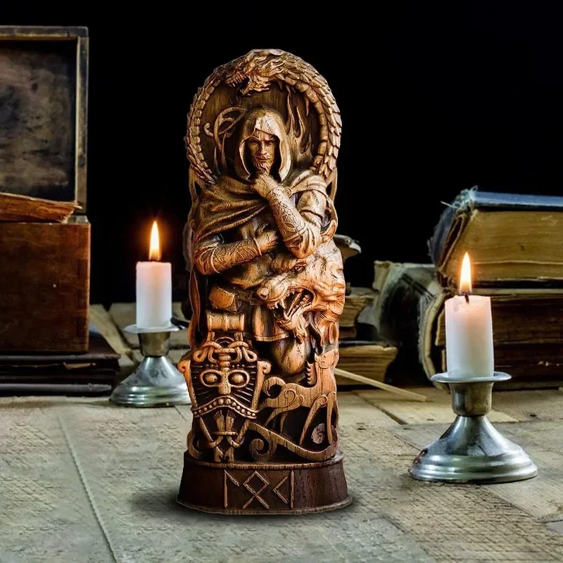 Nordic Gods Resin Figure Freya Viking Sol Figurine God Sculpture Pantheon Altar Scandinavian Statue Home Living Room Decoration