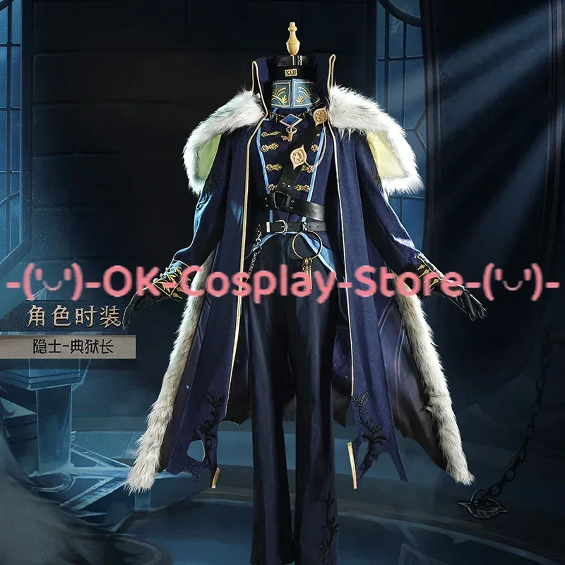 Game Identity V Prison Warden Hermit Alva Lorenz Cosplay Costume Fancy Party Suit Halloween Carnival Uniforms Custom Made