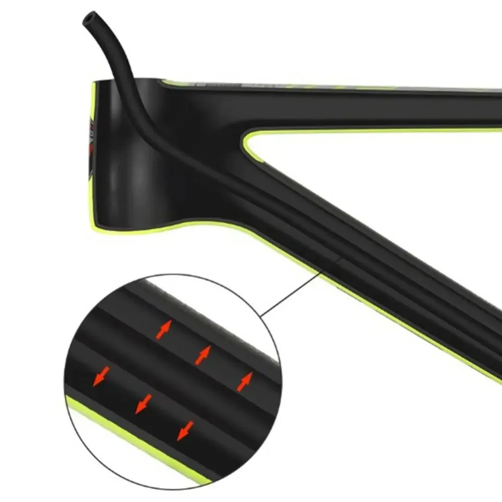 MUQZI Fahrrad 1,6m Rahmen Interne Gehäusevibrations- und Geräuschreduzierung MTB Rennrad Schaltbremskabel Hydraulikschlauchschutz – Detail 5