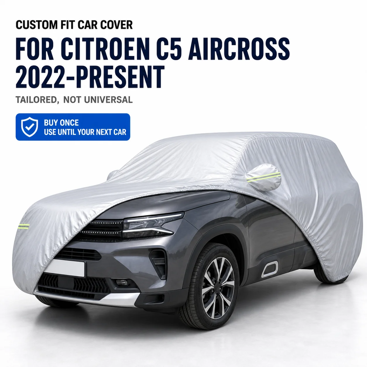 For Citroen C5 Aircross 2022-Present Exterior Car Cover Custom Fit Car Sun Protector Waterproof Dustproof Car Outdoor Protection
