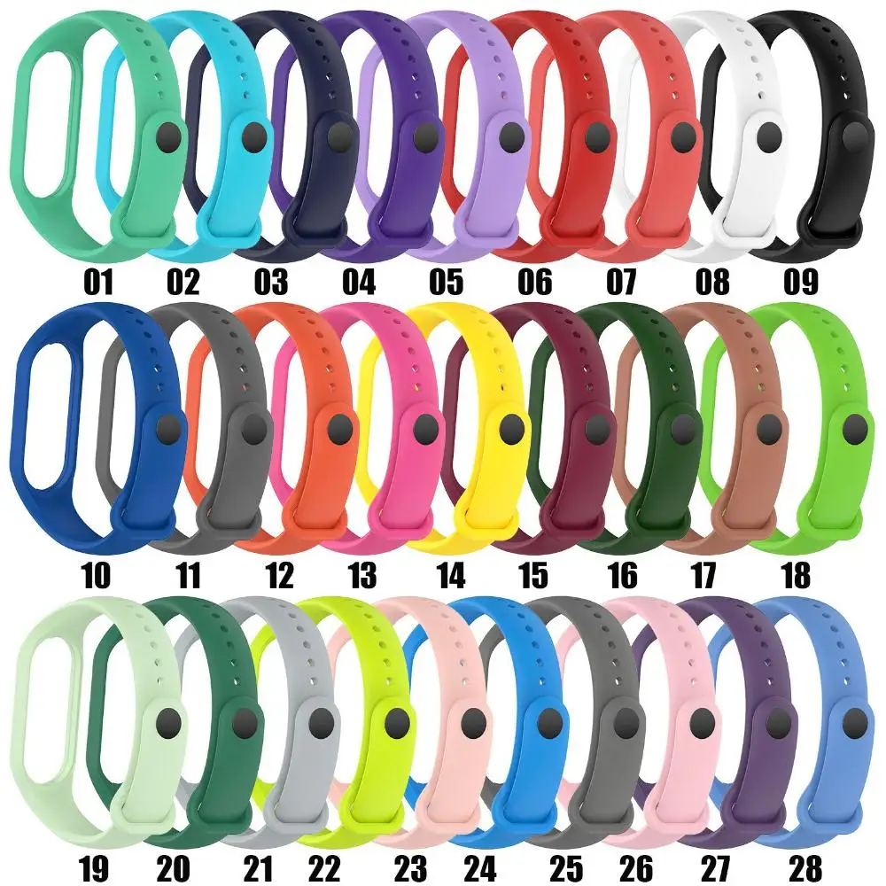 Nieuwste accessoires Horloge siliconen polsbandje Armband Vervangingsband voor Xiaomi Mi Band 7