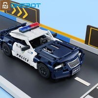 Youpin Onebot Simulation Police Cars Building Blocks Simulate V8 Engine With 3D Drawings About 560 Parts Handicrafts For Gift