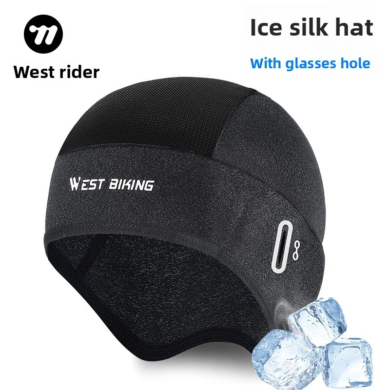 

Summer Cycling Inner Cap, Ice Silk Bamboo Fiber, Windproof Breathable Quick-Dry Helmet Liner for Men Women