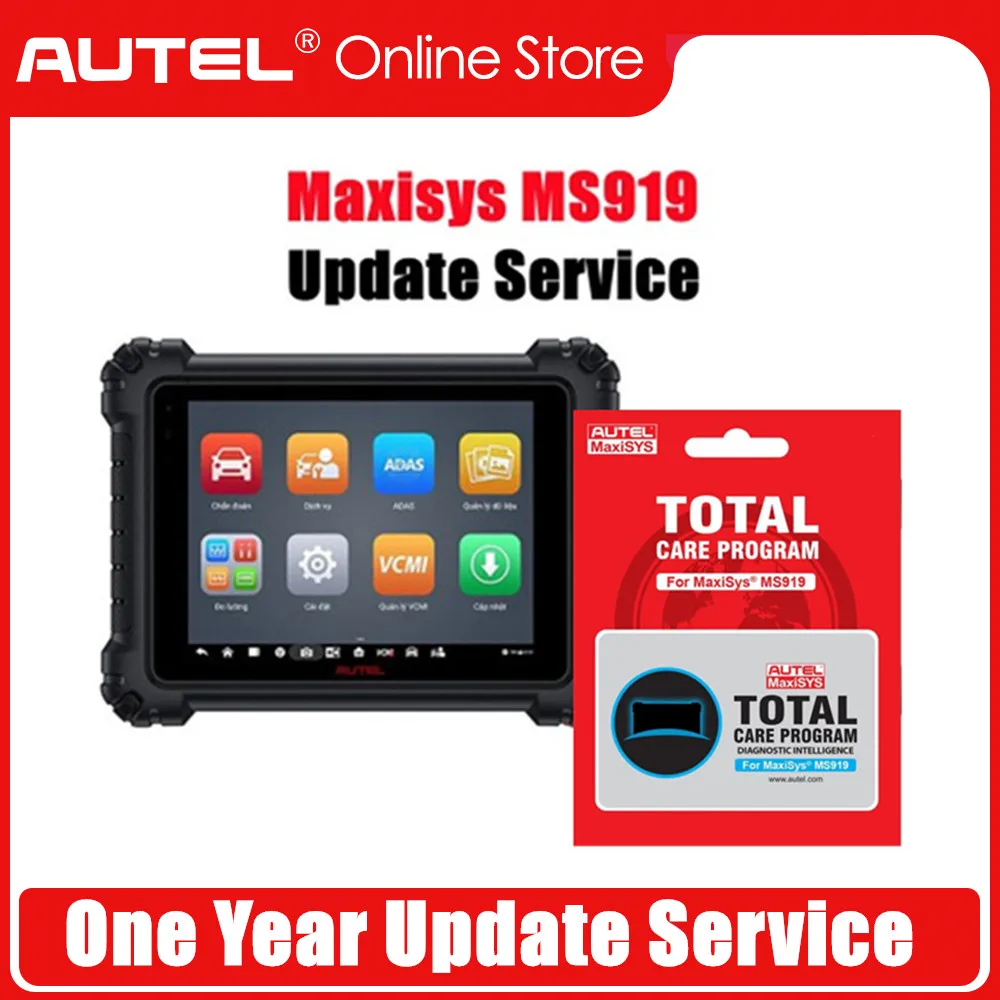 

Original Autel Maxisys MS919 One Year Update Service (Total Care Program Autel)