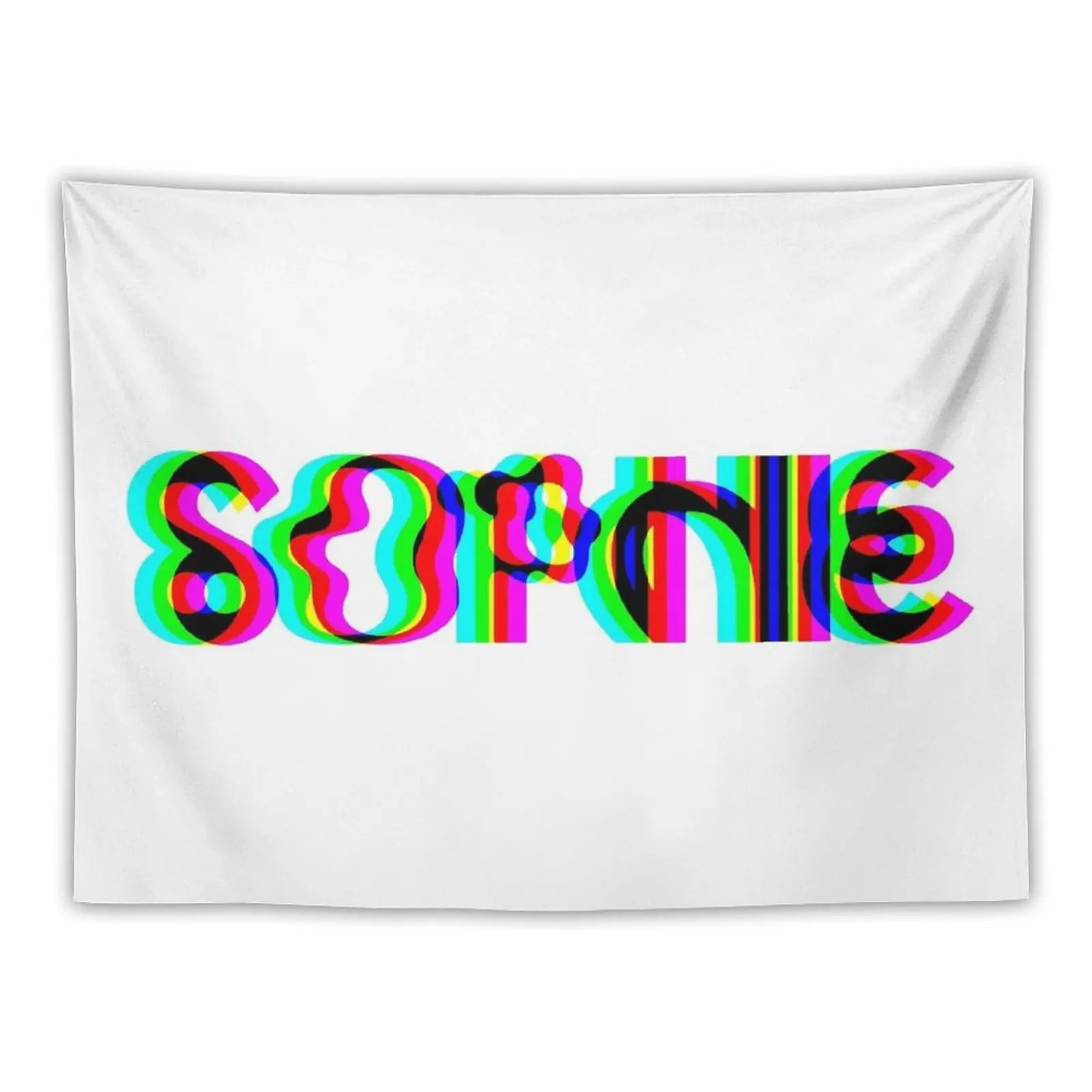 SOPHIE XEON CYMK RGB LOGO Tapestry Bedroom Decoration Home Decorations Aesthetic Room Decor Korean Style Tapestry