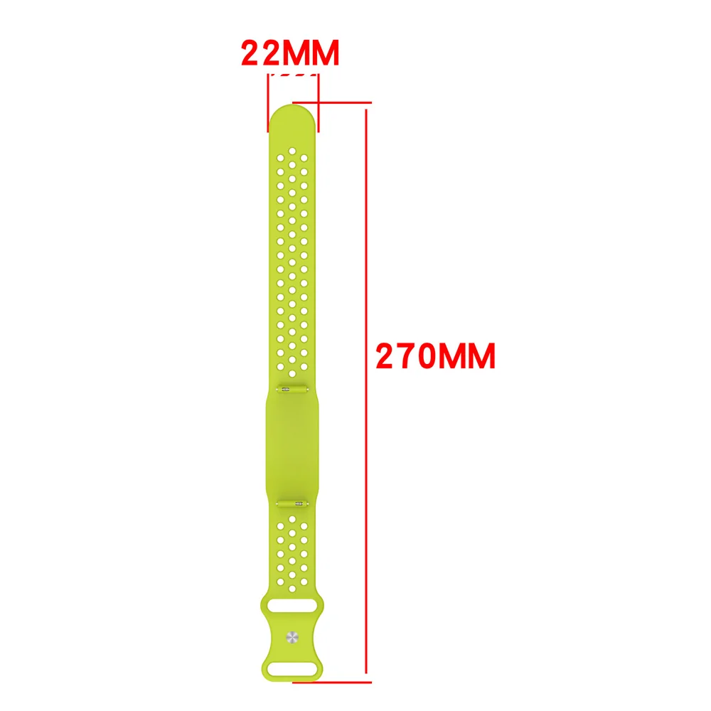BEHUA Silikonarmband für Garmin CIRQA Smart Band mit Schnalle, atmungsaktives Sportarmband, Armband Garmin CIRQA SmartBand – Detail 4