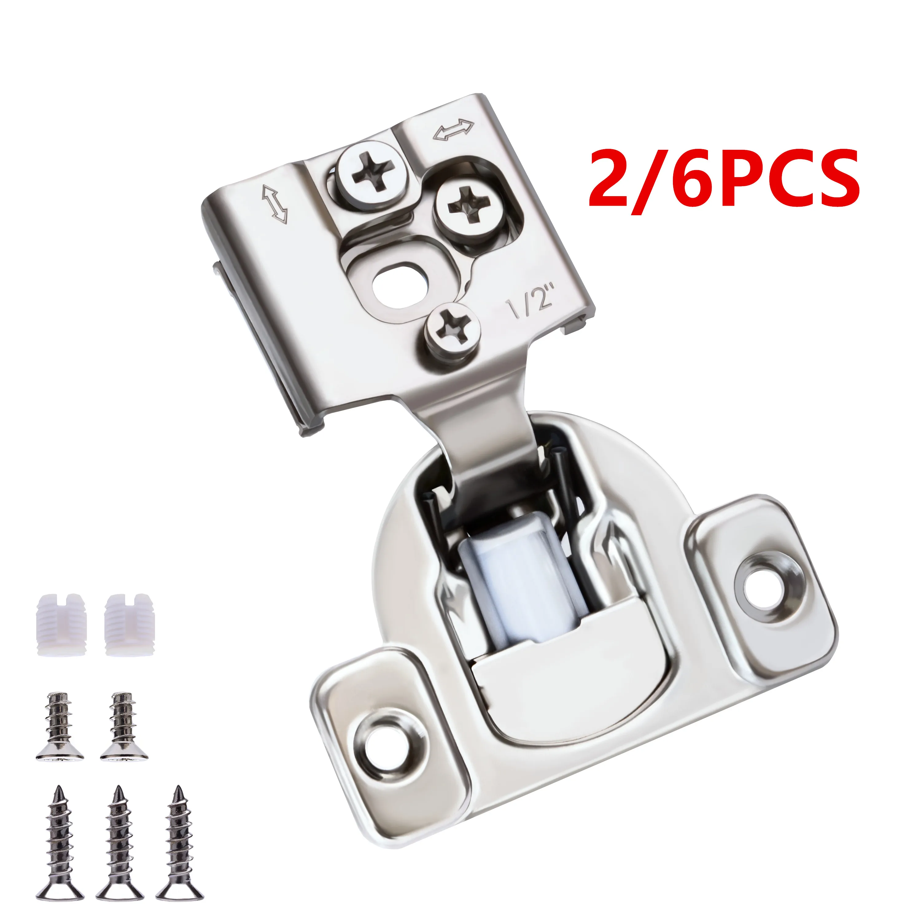 2/6PCS 1/2