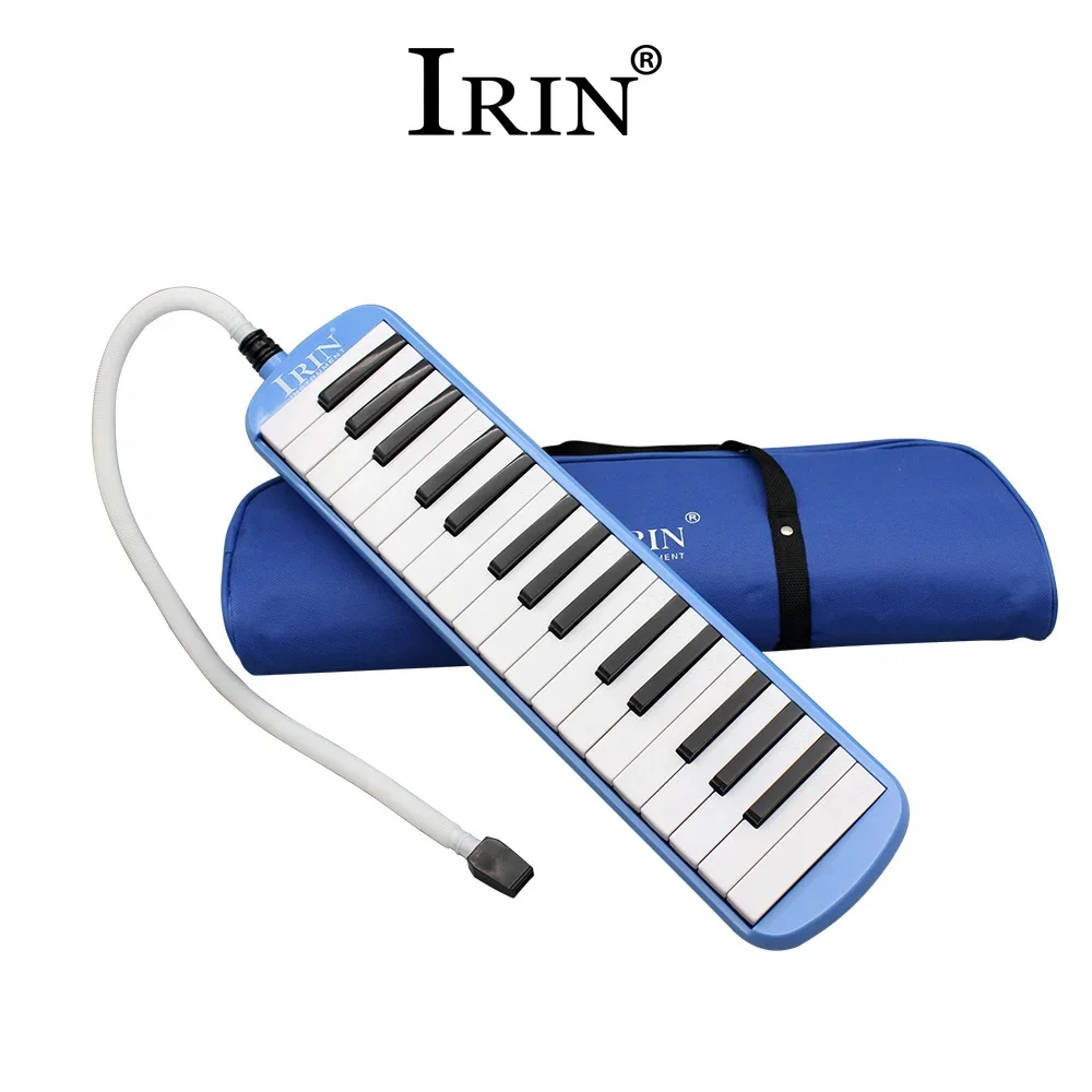 IRIN 32 Keys Piano Melodica Mouth Organ Keyboard Musical Instrument Gift for Beginner Performance Practice with Carrying Bag