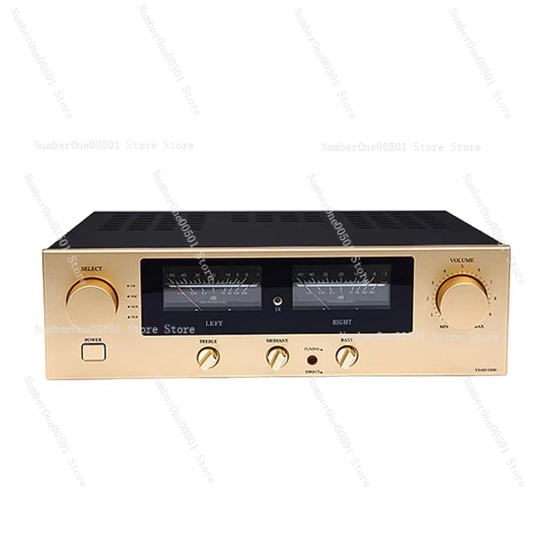 

E800 HiFi интегрированный усилитель Высококачественный ламповый звук с золотым герметичным транзистором для домашнего аудио сбалансированный усилитель мощности