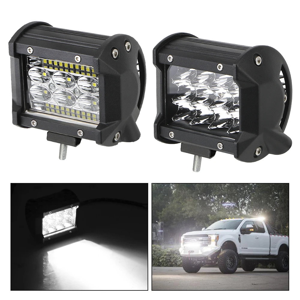 Фонари головного света для внедорожников, внедорожников, грузовиков, внедорожников, квадроциклов, супер яркие фары, постоянный ток 12 В, 24 В