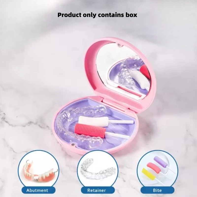 15Pcs Orthodontic Retainer Box Denture Storage Case Fake Teeth Container Mouth Guard Brace Aligner Case Oral Hygiene Supply