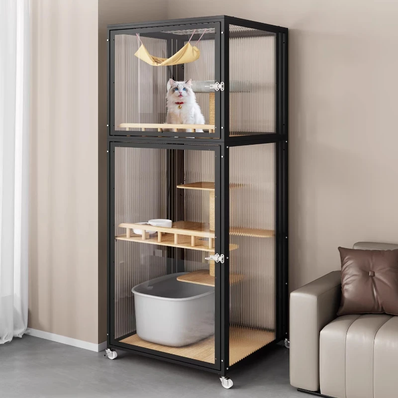 

Does Not Occupy A Cat Villa Panoramic Home Indoor One Bedroom, One Living Room and One Bathroom Cat Nest New Large Space