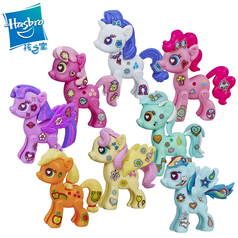 Hasbro Genuine My Little Pony POP Rainbow  Twilight Sparkle Rarity Pinkie Pie Girl Toy Cute Kawaii Birthday Christmas Gift