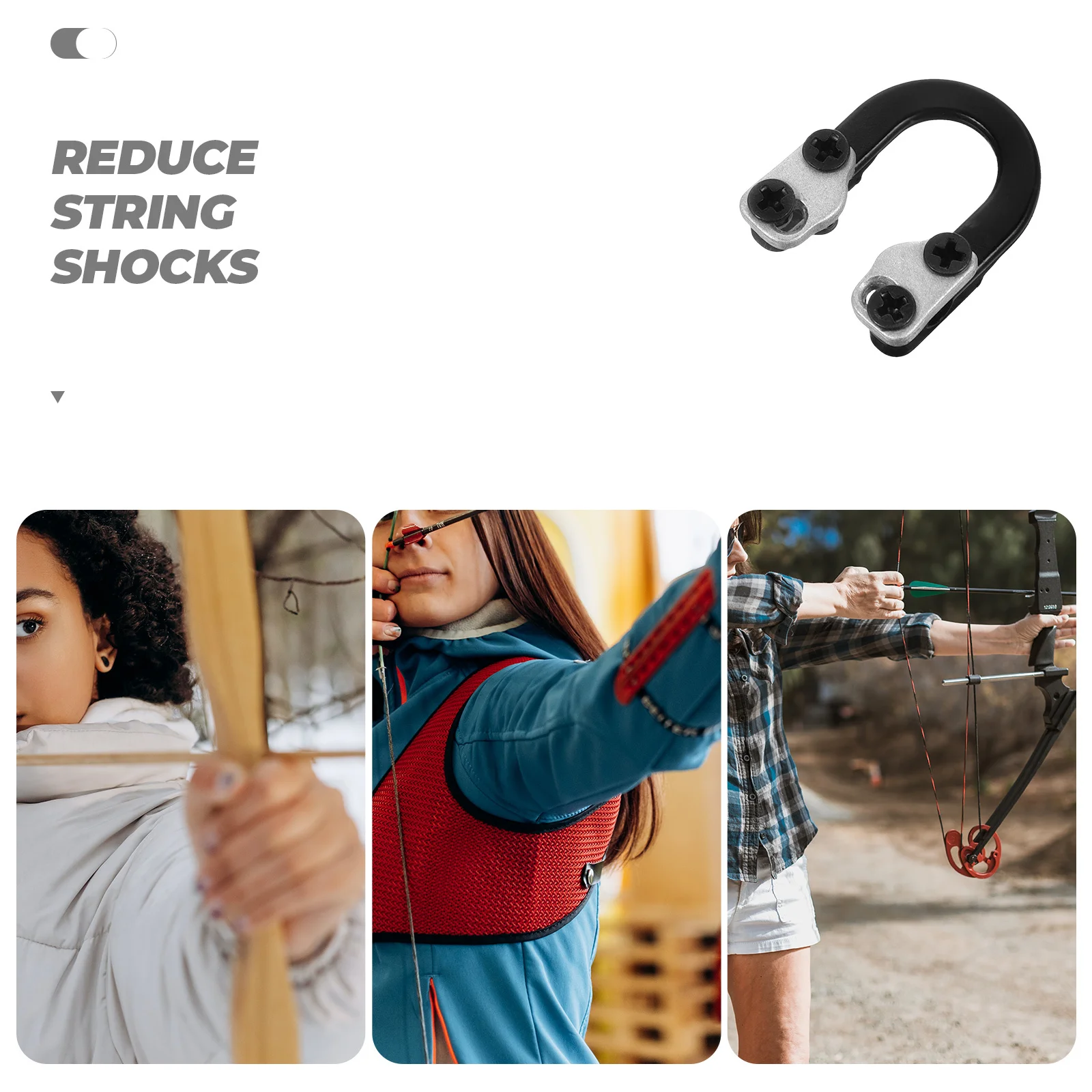 حلقة الرماية D للقوس المركب حلقة معدنية خفيفة الوزن عالية السرعة ودقة بوسترينغ إصدار الملحقات معدات الصيد