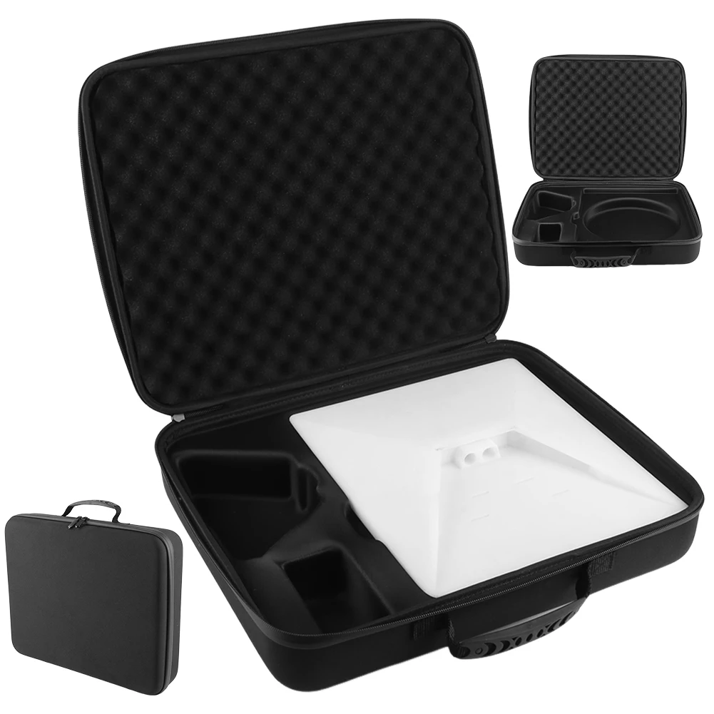 

Travel Bag with Shock-Absorbing Foam Interior Carrying Case Storage Box for Starlink Mini Dish Kickstand Pipe Adapter