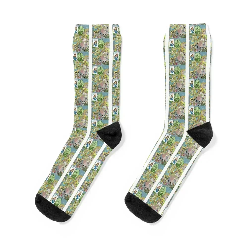 Where_s Stu King Gizzard and the Lizard Wizard Socks short Stockings compression floral bright garter Man Socks Women's