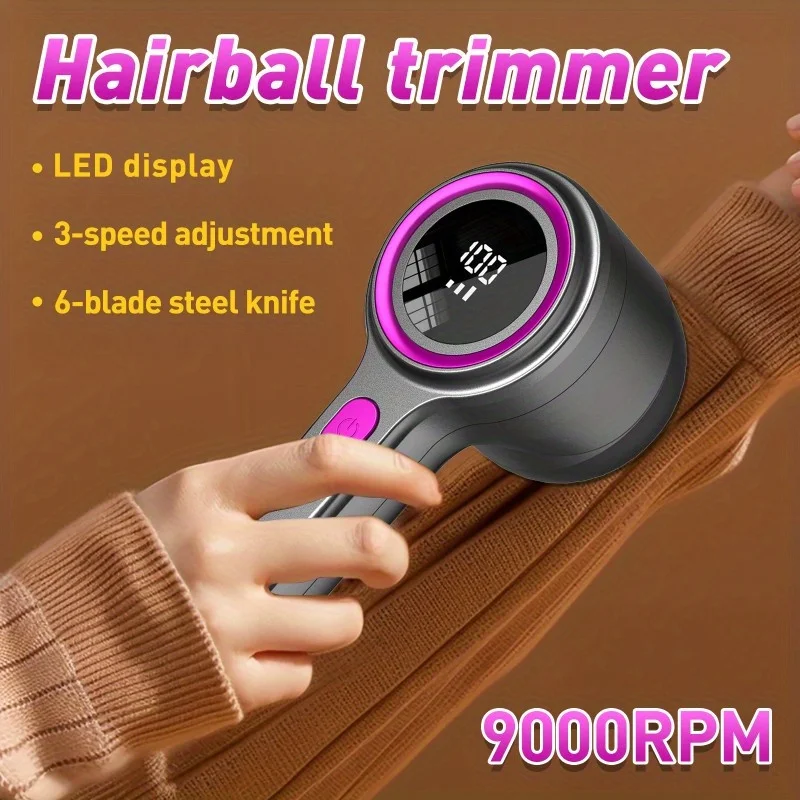 Multi-Functional Super Strong Lint Shaver, AbuDodo USB Rechargeable Lint Shaver,Lint Remover, Portable Hair Remover Fuzz Remover