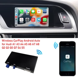 Apple CarPlay Adapter Android Auto Add-On Interface Box for Audi MMI 3G System Upgrade A1 A3 A4 S4 S5 A6 A7 A8 Q3 Q5 Q7