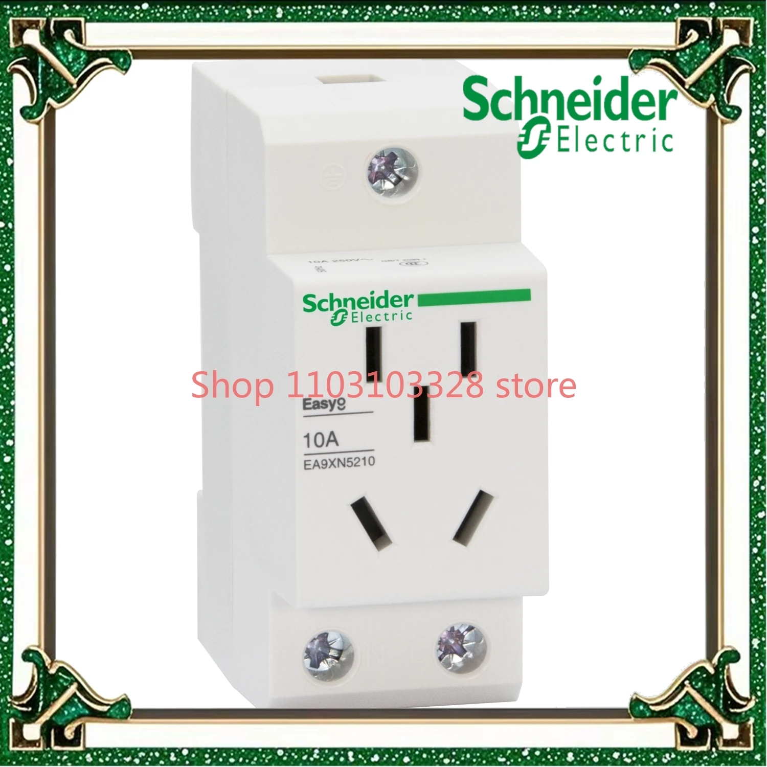 

EA9XN5210 Socket for Easy9, 10A, 2P, 250V AC Original export Adapter