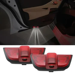 2Pc PVC Car Door Welcome Light for Mercedes Benz C Class W204 C260 C300 C200 C280 C230 2015 2017 Door Projector Lamp Accessories