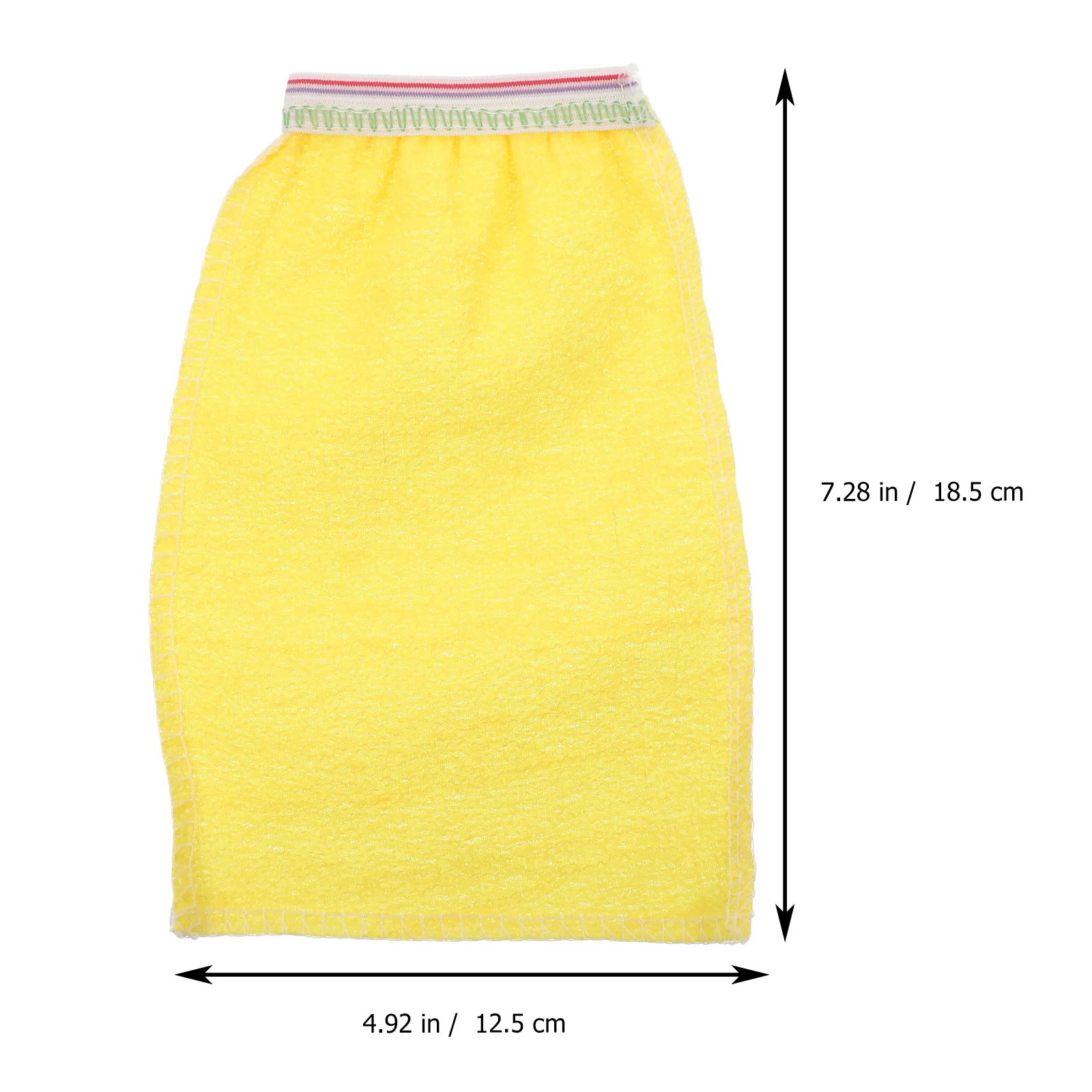 Beaupretty Disposable Bath Towel Body Scrubs Women Bathing Gloves Loofah Scrubber Cloth Yellow Sponge Shower Towels Body