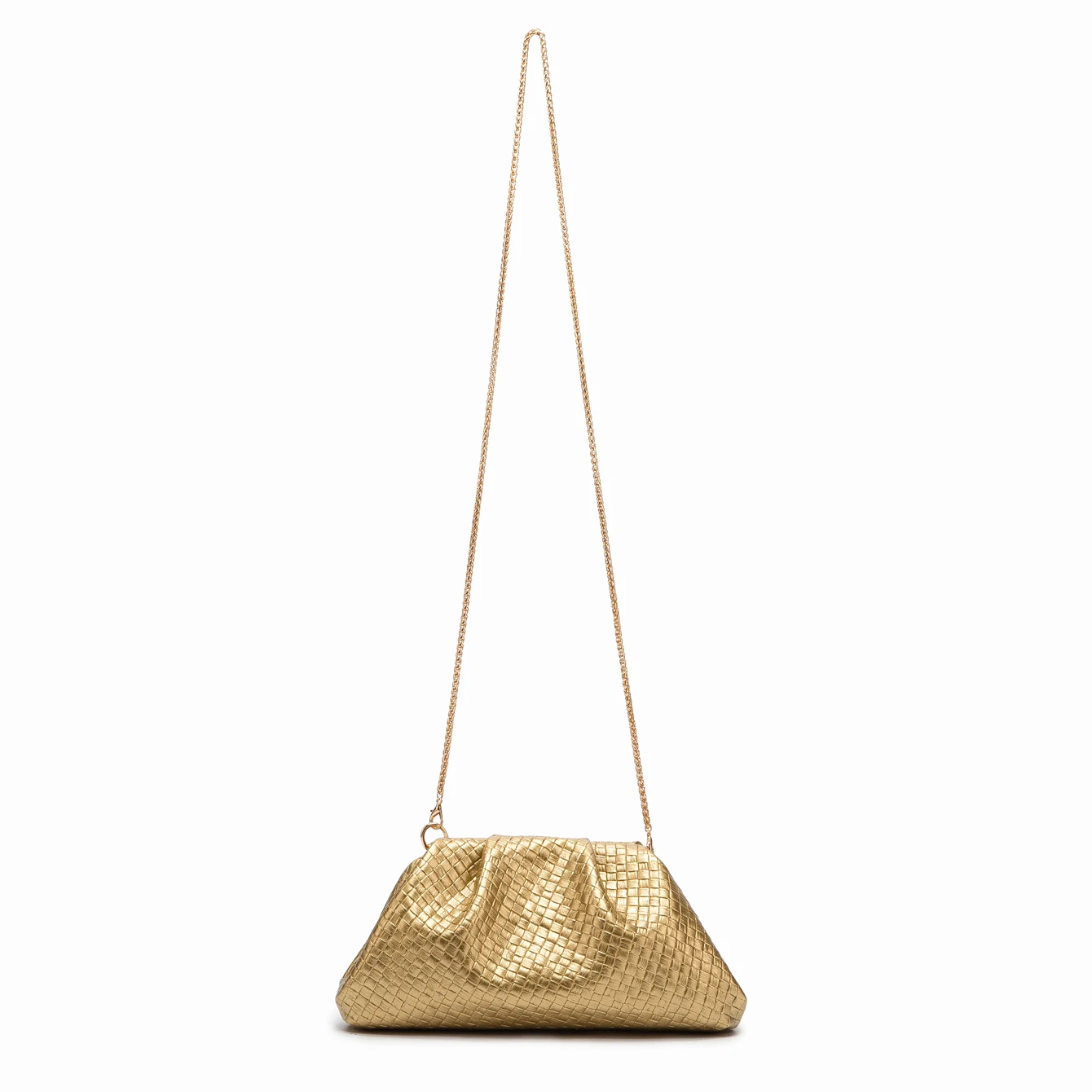 Goldene Geldbörsen und Handtaschen, luxuriöse Designer-Umhängetasche, Damenhandtasche, Hochzeits- und Abend-Clutch, Partytasche – Detail 10