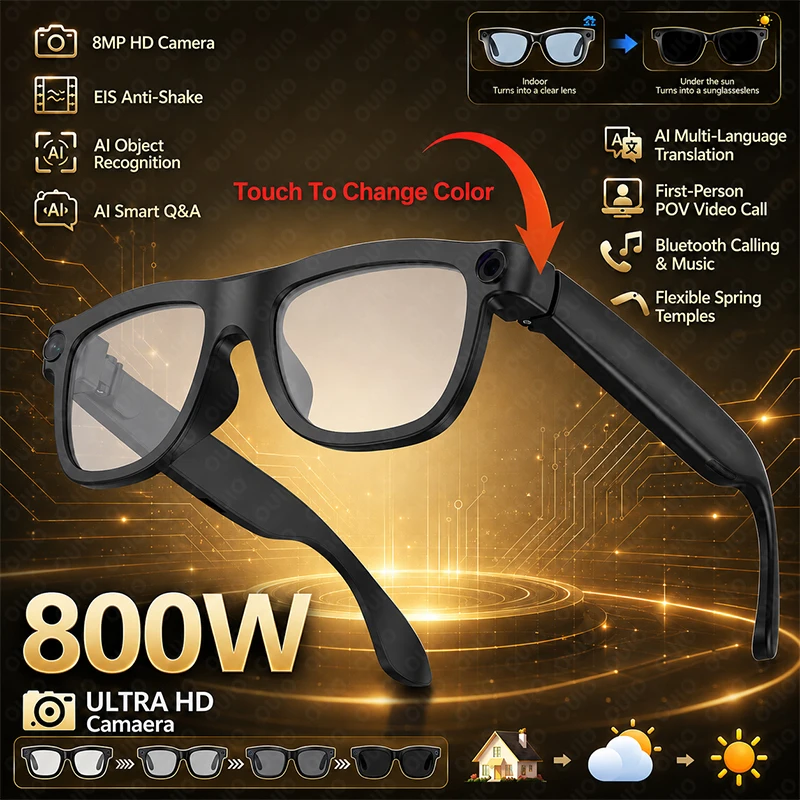 Smart Glasses Lens - 2026 Akıllı Gözlük AI Akıllı Soru-Cevap