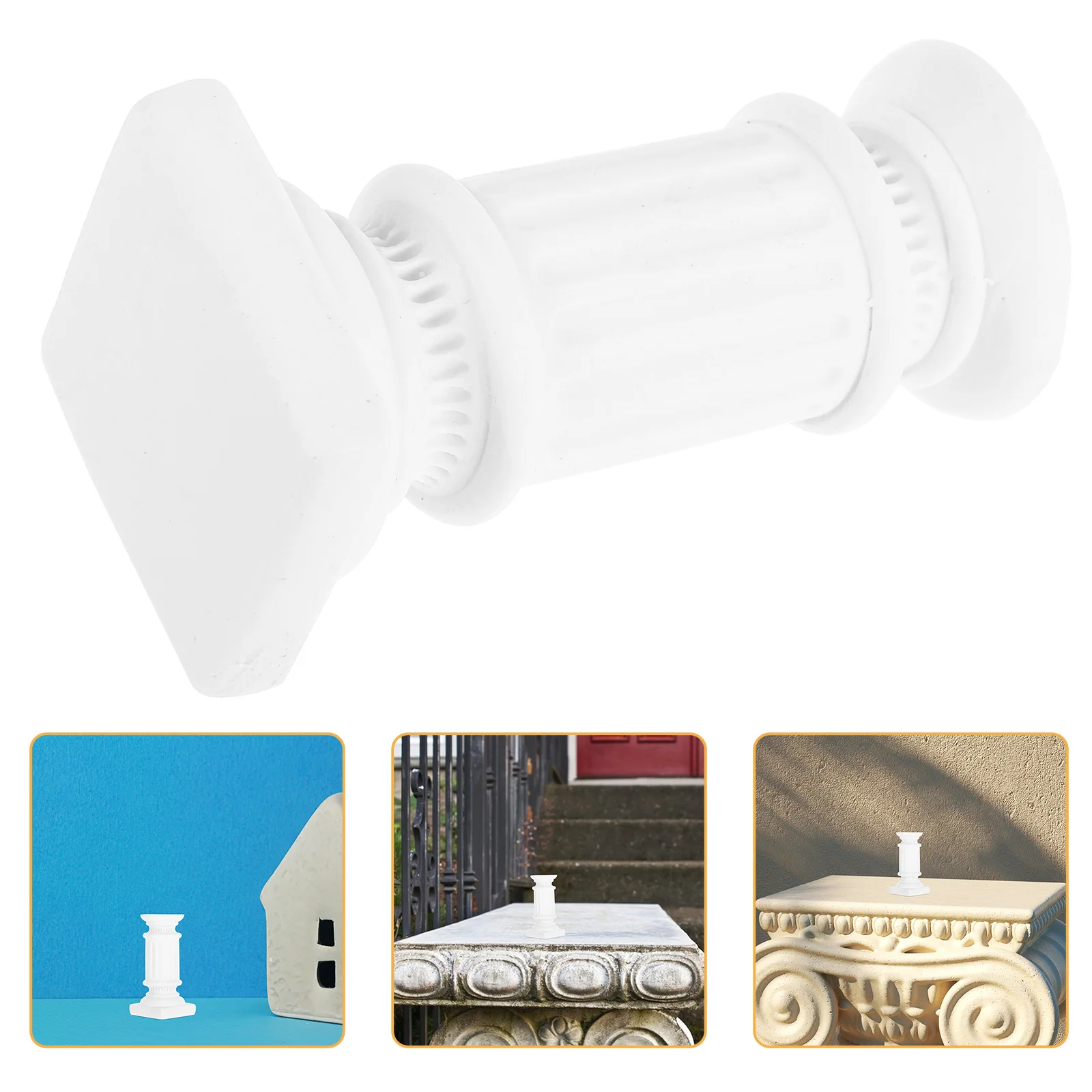 

Mini Roman Column Elegant Resin Pillar for Desk Home Garden Decor Tabletop Decoration Wedding Party Photo Prop Craft