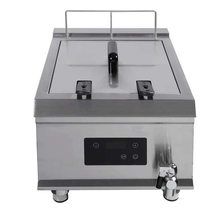 Top Quality Best Industrial Commercial Kitchen Equipment Desktop Electric Induction Electric Fryer 5000W