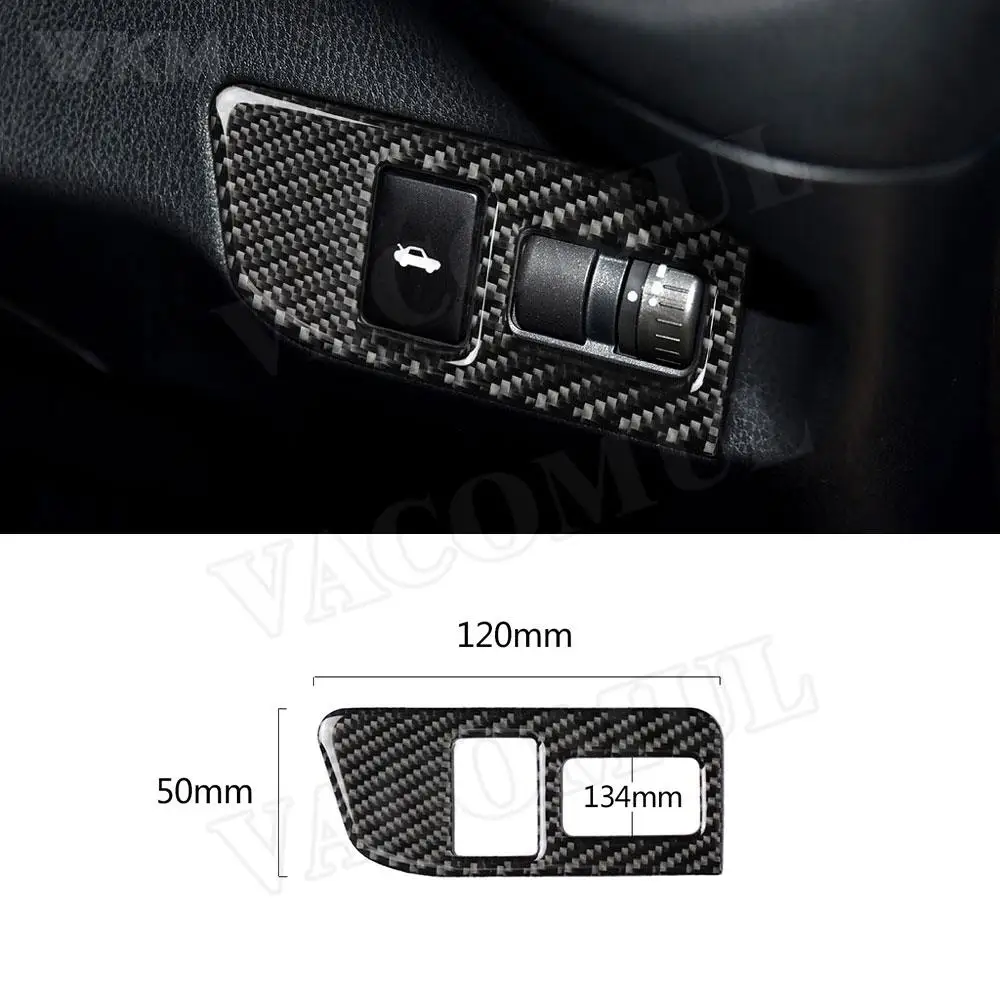 

Carbon Fiber Car Rear Trunk Boot Inner Switch Button Trim Frame Cover Sticker For Toyota GT86 FT86 ZN6 Subaru BRZ 2013-2017