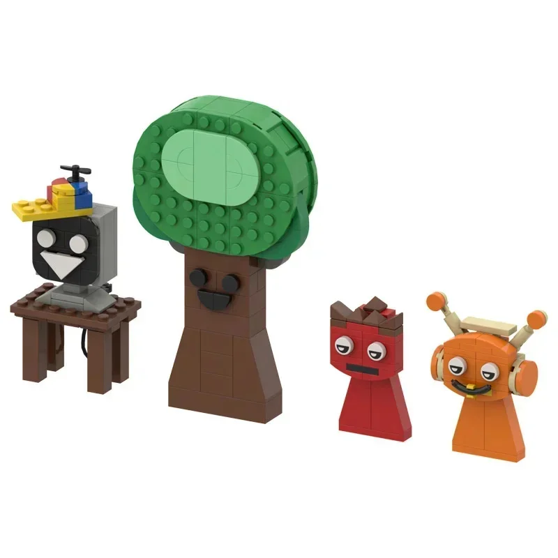 Décennie s de construction de film d'horreur Sprunki, briques de jeu de musique, boîte à musique Incredibox, jouets figurines, cadeau, 2024