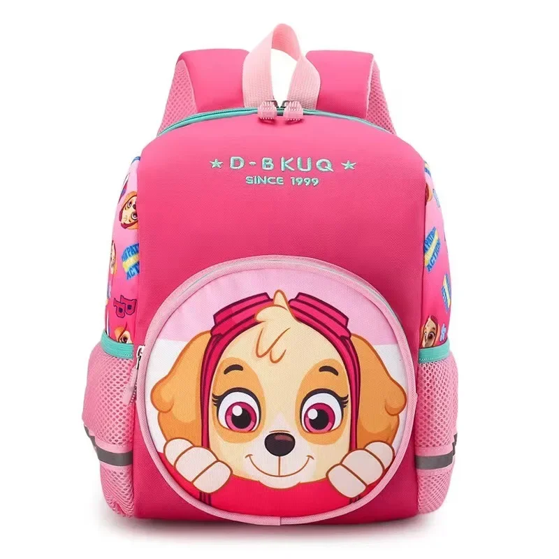 New Cute PAW Patrol Children Knapsack Cartoon Kindergarten Baby Weight Reducing Schoolbag Nylon Lightweight Backpack Kids Gift