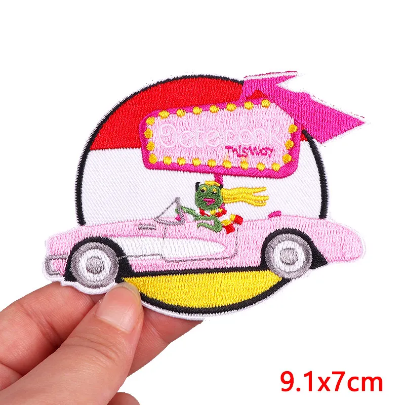 Niederlande Oeteldonk Emblem bestickte Patches für Kleidung Karneval Emblem Eisen auf Patches auf Kleidung Zubehör Applikation DIY – Detail 4
