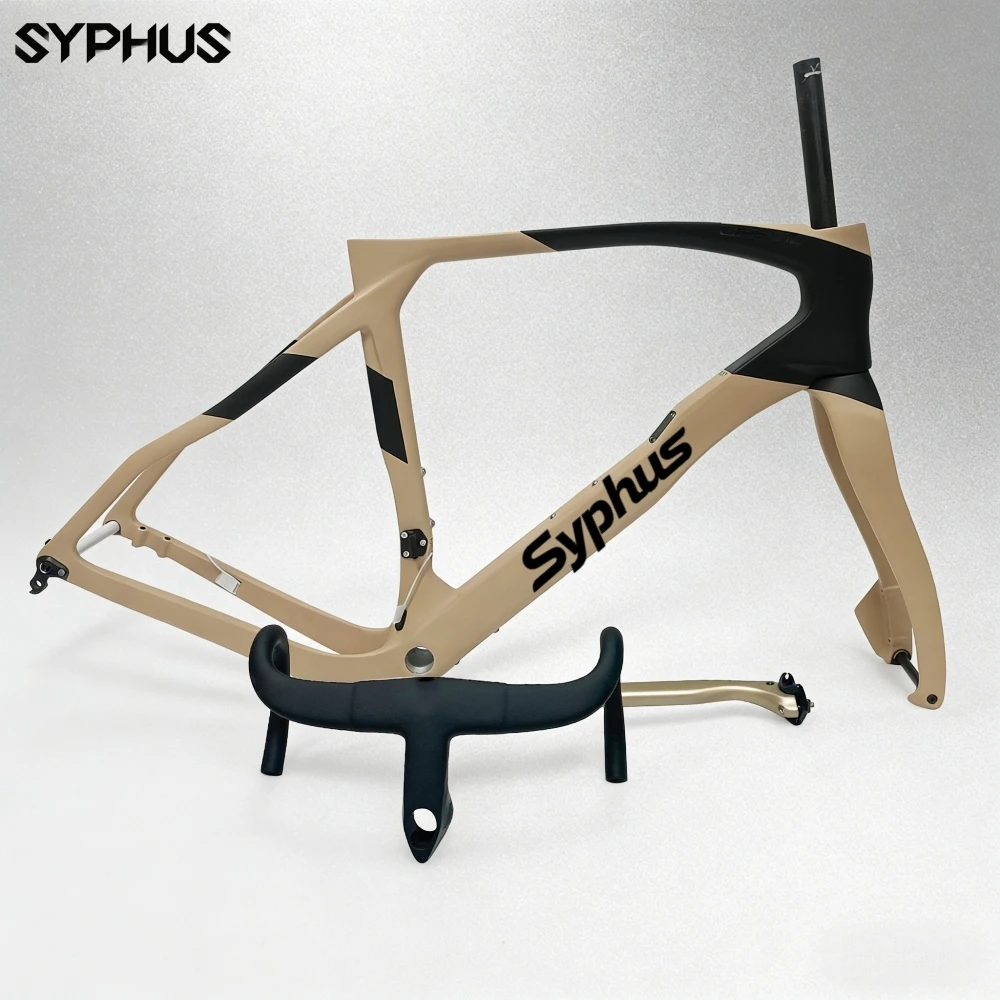 Syphus T1100 bicicleta de grava de carbono 700C freno de disco cuadro de bicicleta de carretera cuadro de grava de ciclocross de carretera bicicleta de carretera de grava