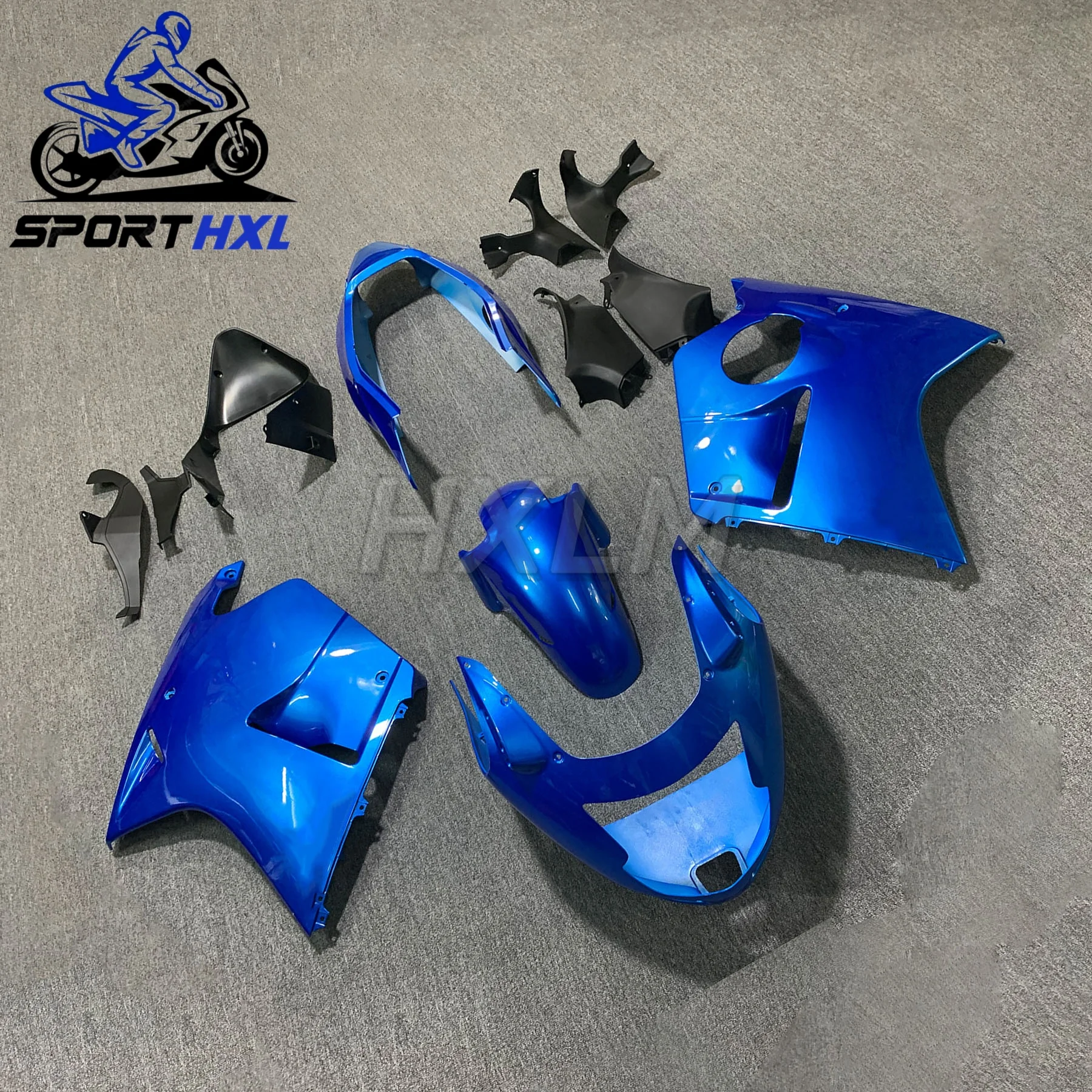 Motorcycle Fairing Kit For Honda CBR1100XX 1996‑2007 Replacement ABS Injection Full Bodywork Fairings Dark Blue 2