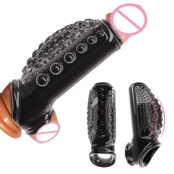 Sleeve for Penis Delay Loop Cock Sex Toys for Men Delayed Penis Rings Erotic Products Dildo with Ejaculation Toys for Adults 18+