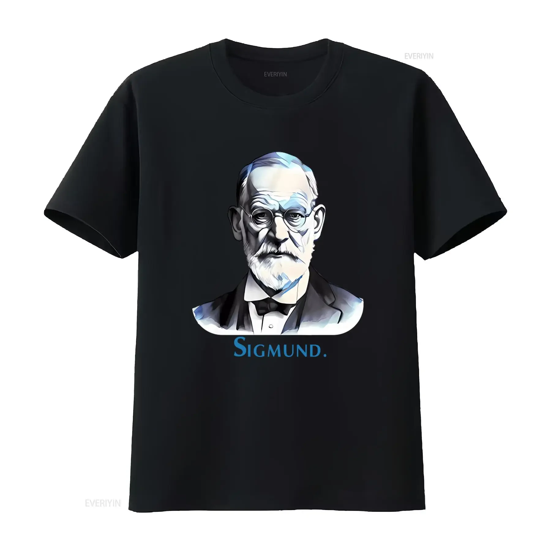 2023 Freud ??s Last Session Sigmund Movie Promo T Shirt for Fashion  vintage Washed homme Soft graphic Casual Comfortable