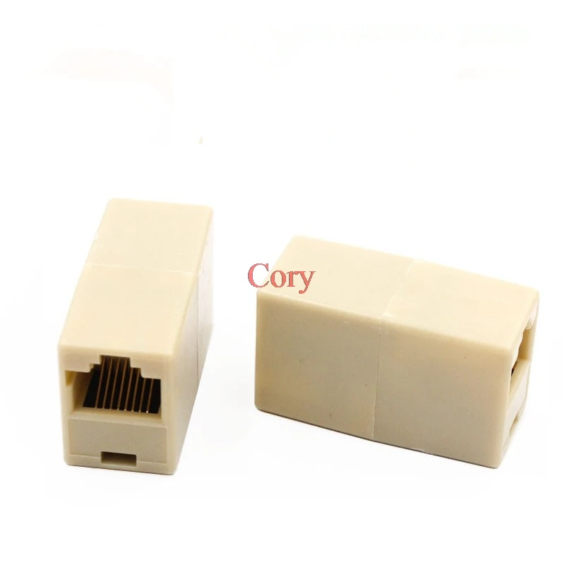 10Pcs RJ45 for CAT 5 5E Ethernet Lan Cable Joiner Coupler Connector RJ45 modular female/female couplers