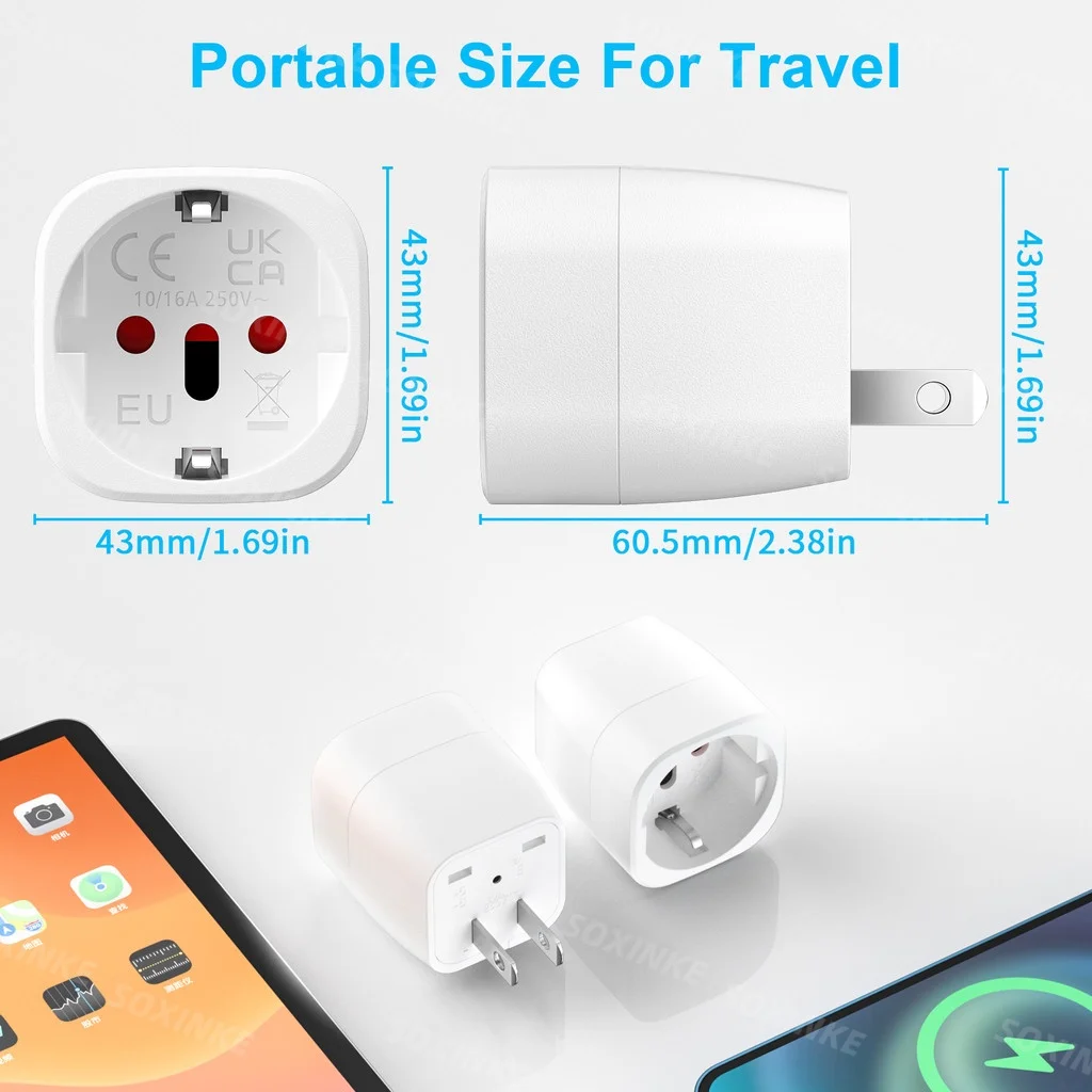 European Korea Italy Switzerland Brazil Socket Adapter EU To US Japan Canada Travel Plug USA JP Travel Adapter Power Converter