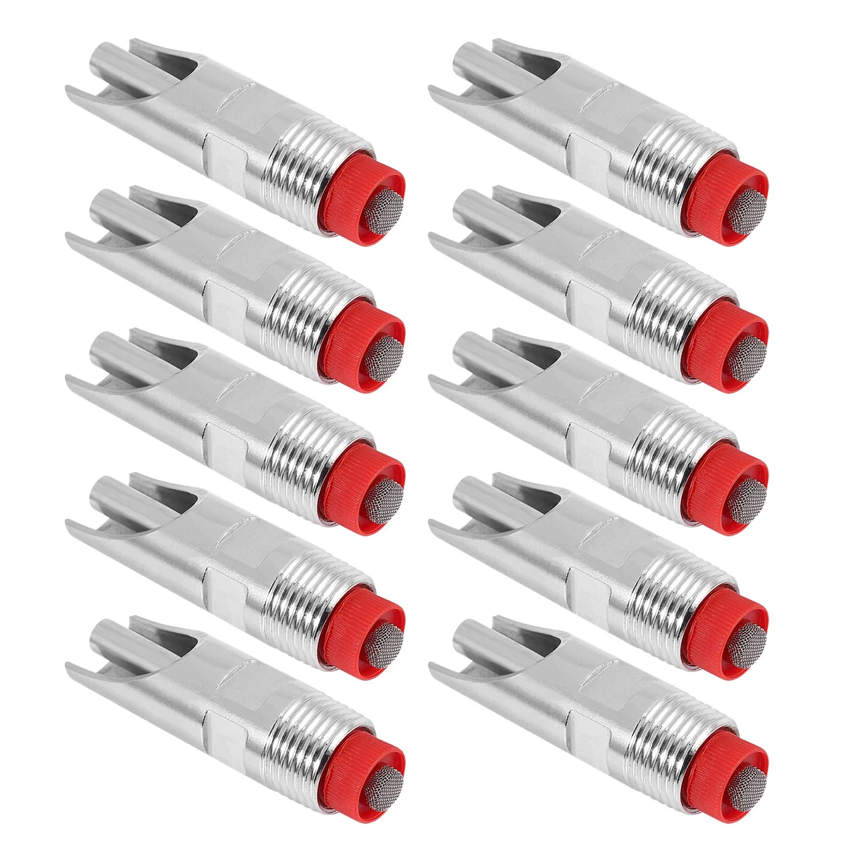 Dispensador automático de agua para tetina, boquilla de agua, boquilla de acero inoxidable, 10 unidades