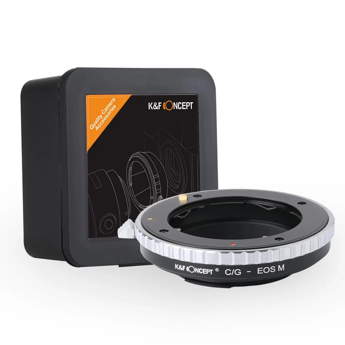 K&F CONCEPT Lensadapterring voor Canon EOS EF FD FL M42 PK MD OM Nikon F G C/G Leica M lenzen naar Canon EOS M-vatting camerabody