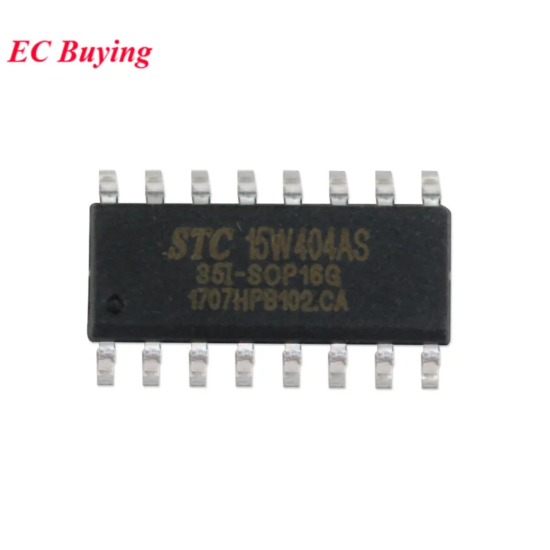 STC15W404AS STC15W404AS-35I STC 15W404AS SOP16 1T 8051 Microcontroller MCU IC Controller Chip 15W404AS-35I-SOP16