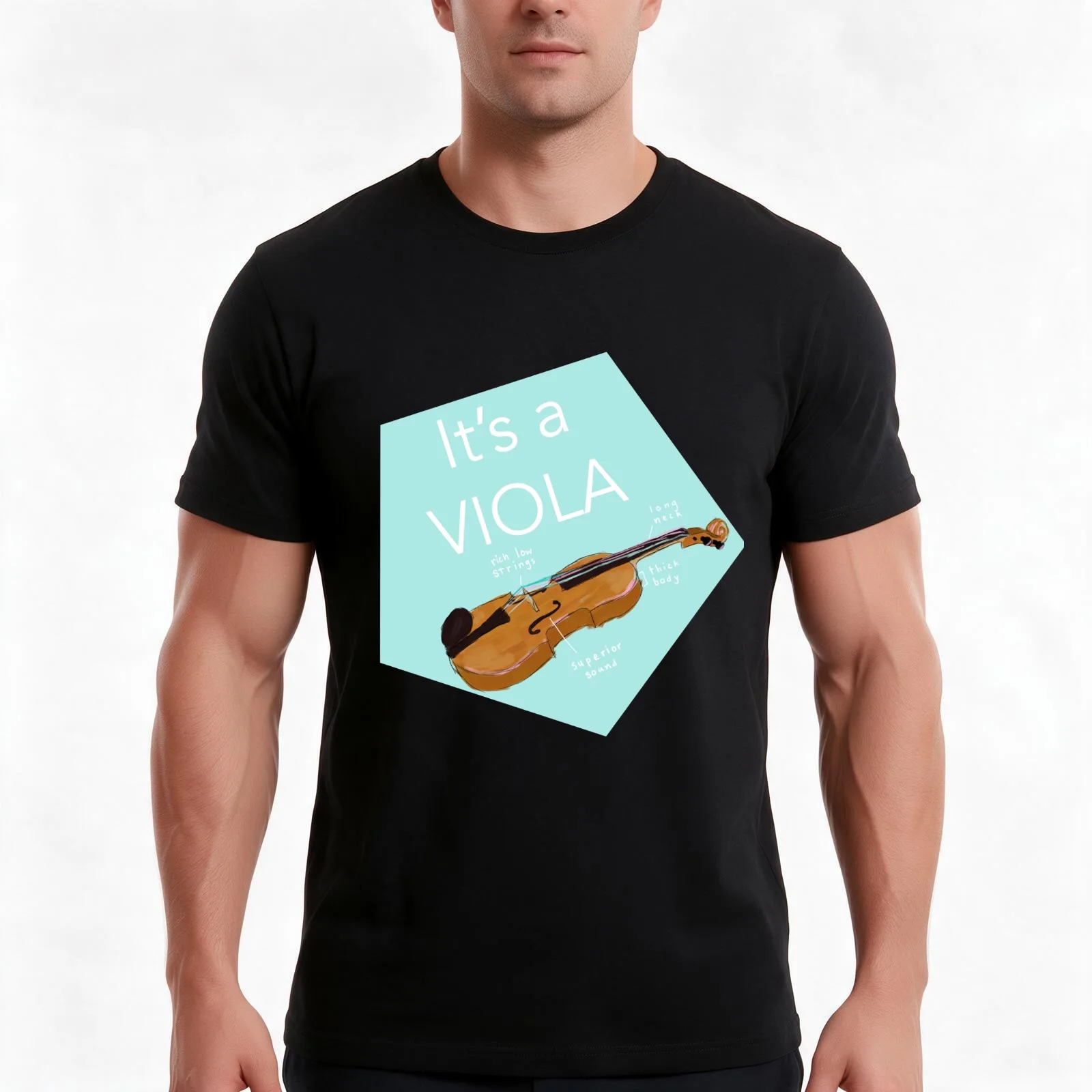 It's a Viola T-Shirt, Summer Casual Cotton Tee, Oversized Streetwear Tops, Vintage Graphic Print, Loose Fit Short Sleeve