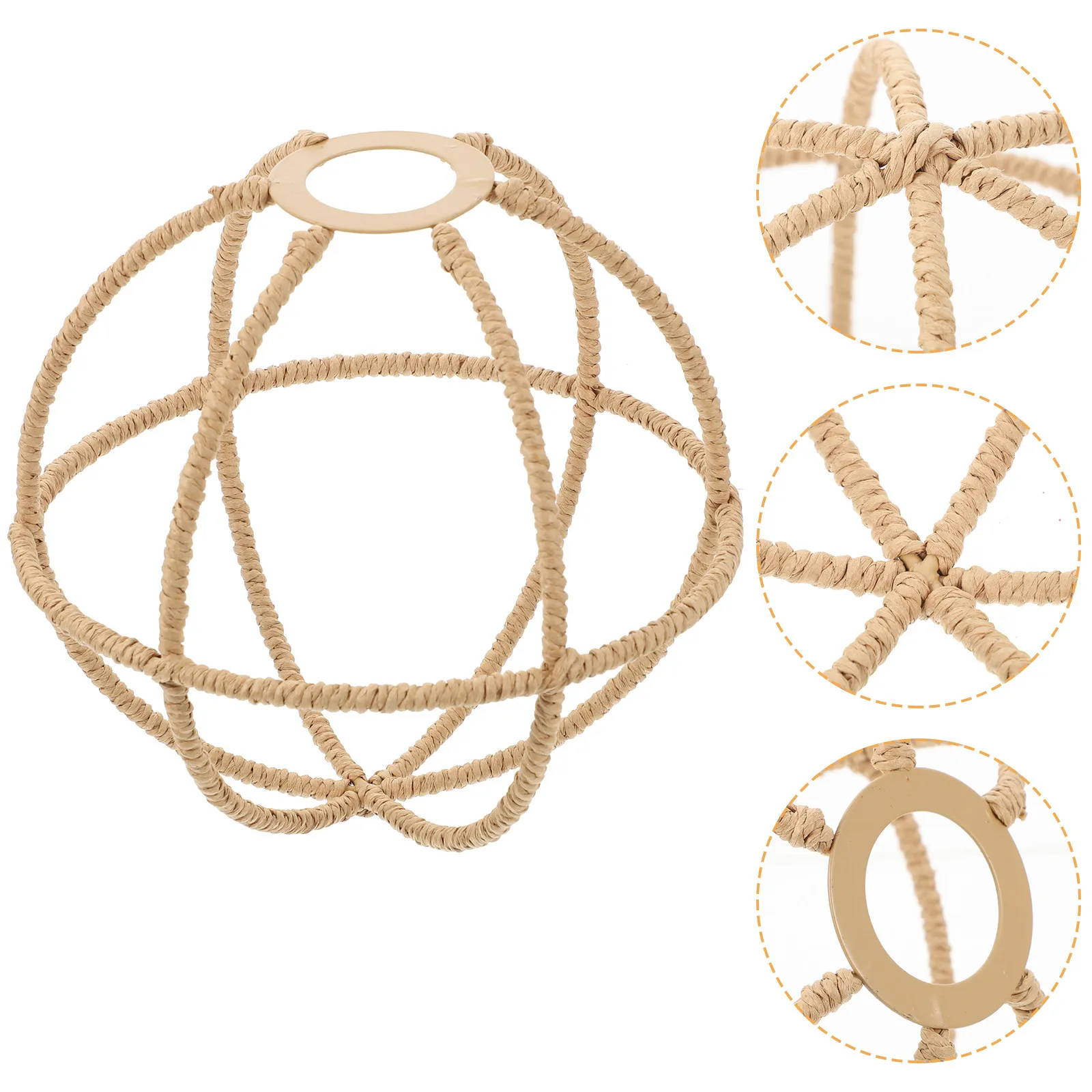 

Изысканный плетеный абажур-накладка для потолочных светильников, настенных бра, настольных ламп, декоративное теплое рассеянное освещение для дома