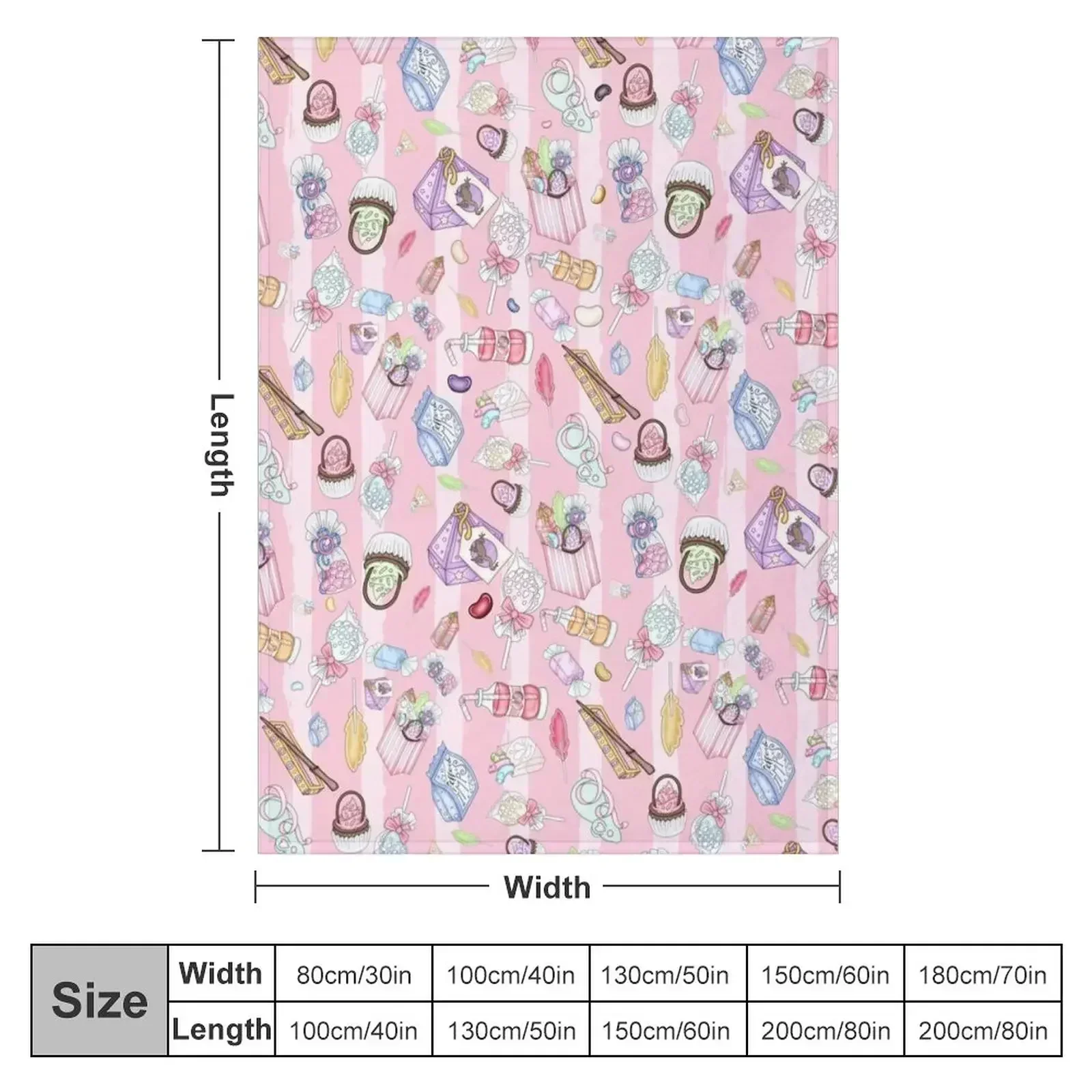 Honeydukes Wizarding Sweet Shop Throw Blanket Softest for winter Luxury Brand For Decorative Sofa Sofa Moving Blankets